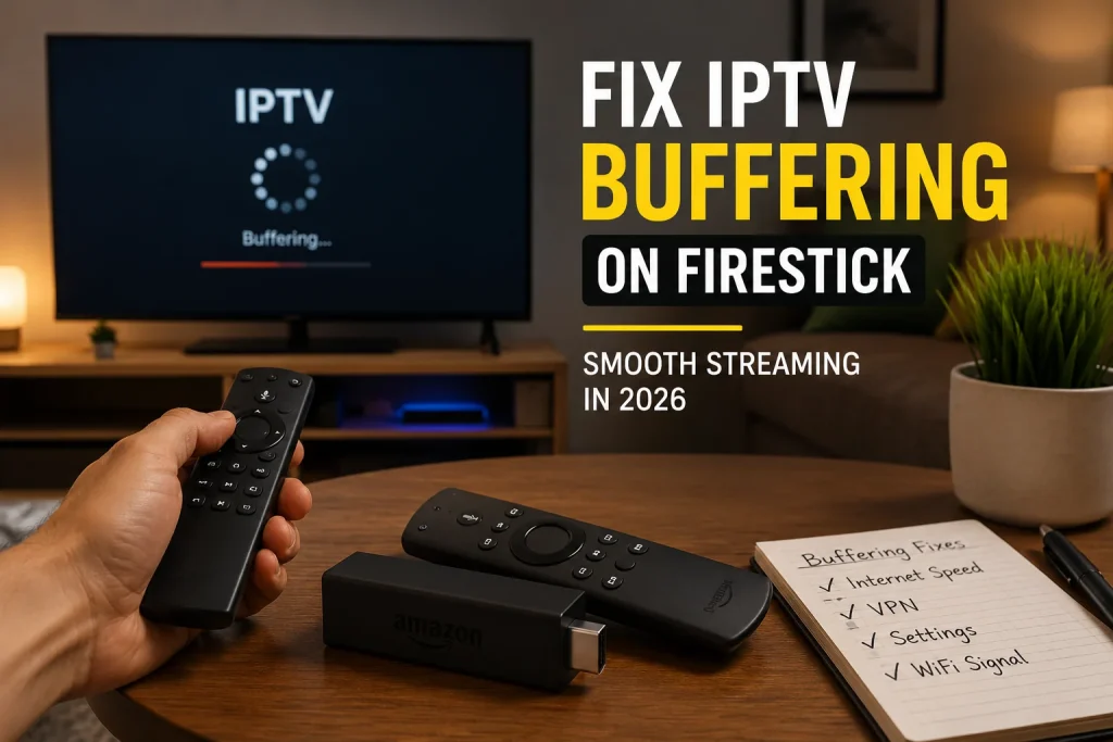Fixing IPTV buffering and streaming lag on Firestick device